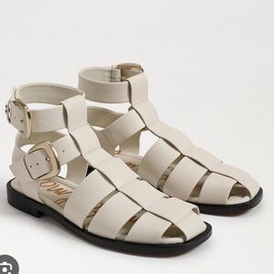 Sam Edelman Cream Fisherman Sandals